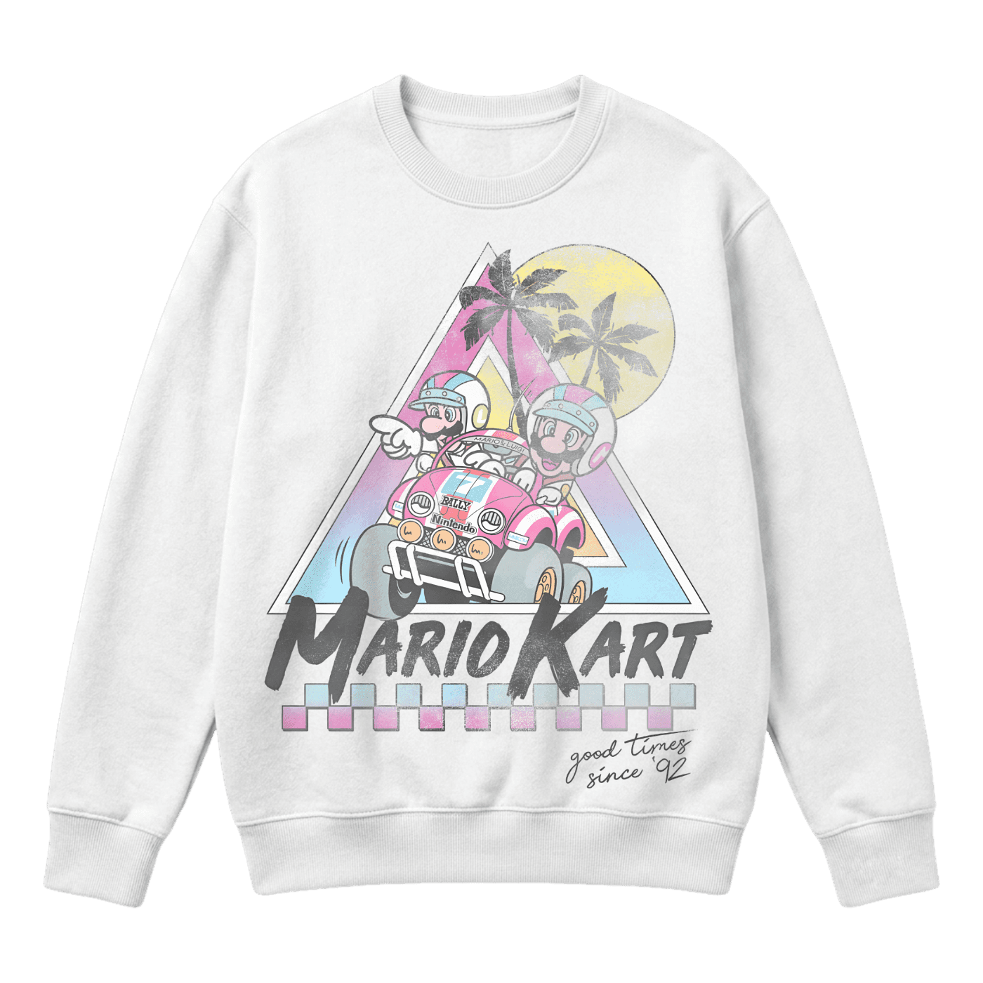 Mario Kart 92 Sunset Palm Racing Video Game