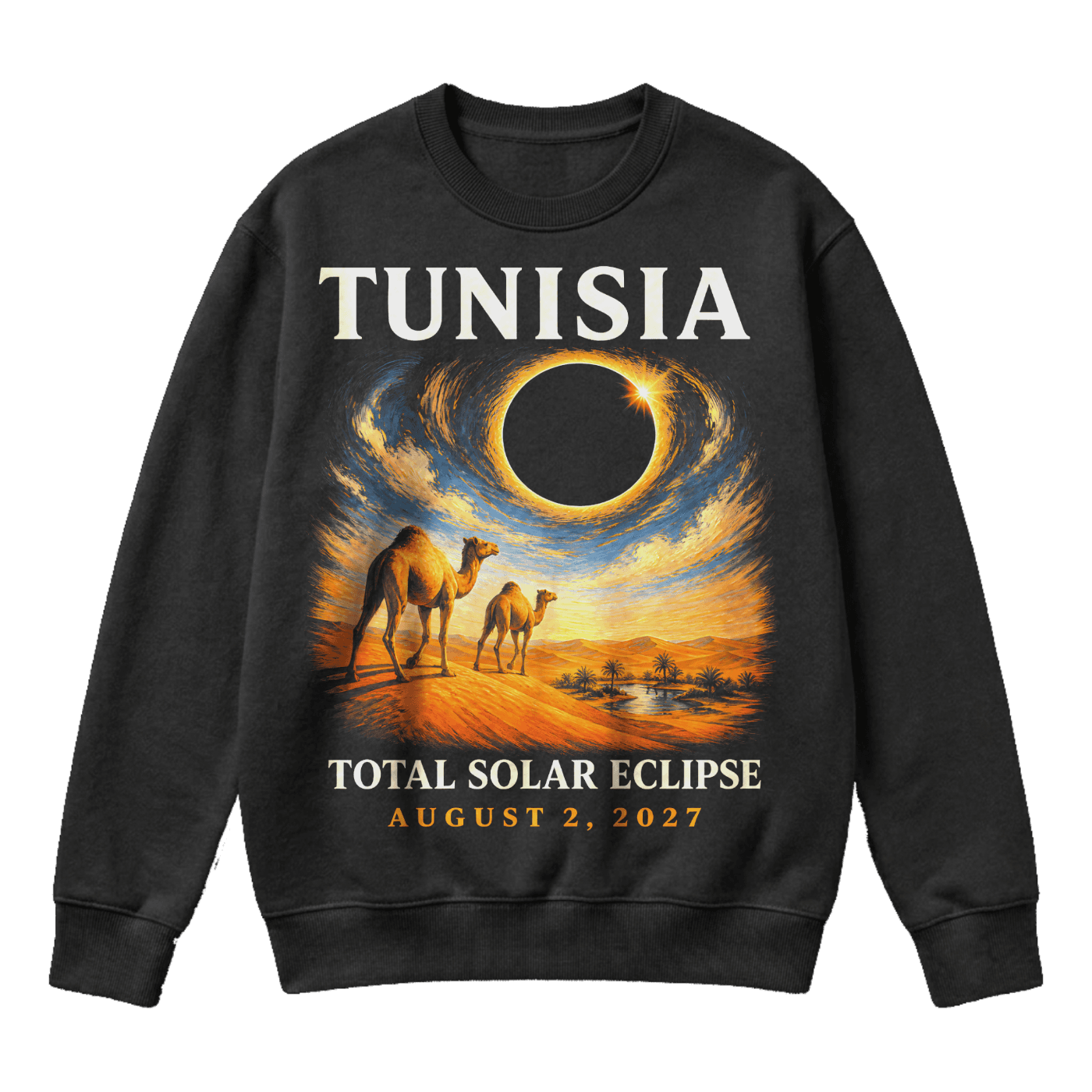 Tunisia Total Solar Eclipse August 2 2027 Desert Camels