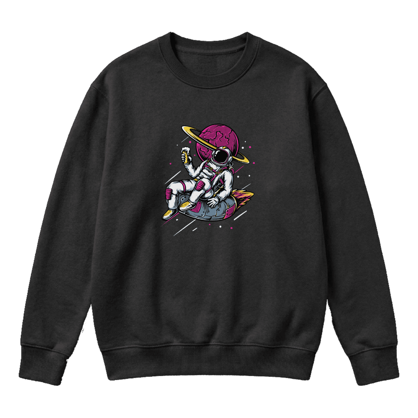 Retro Spaceman Rocket Rider