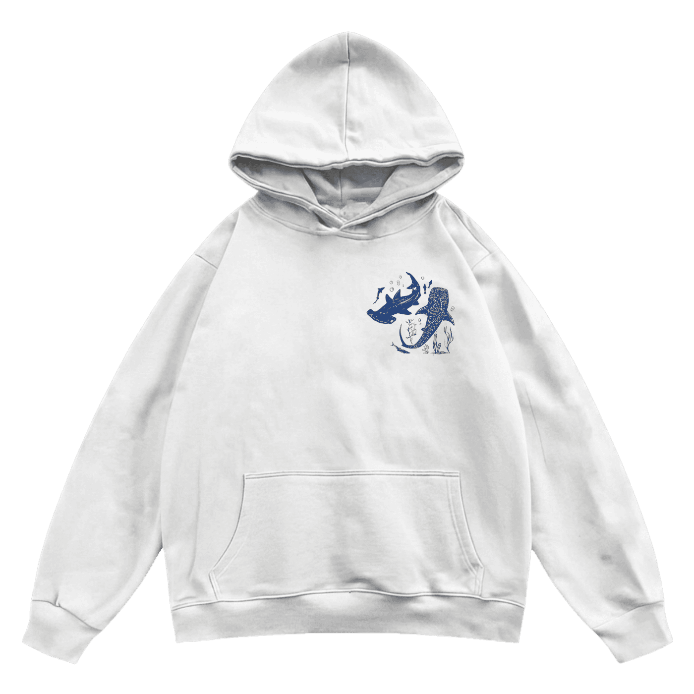 🤍🐋fish hoodies