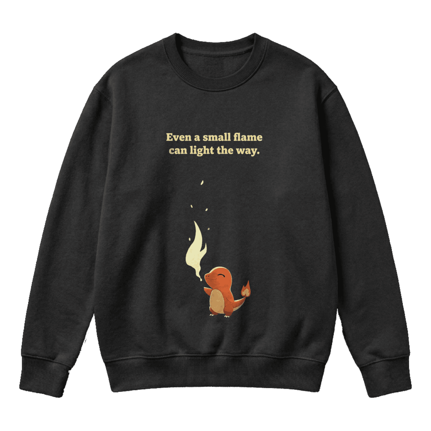 Charmander - "Small Flame" Minimalist Quote