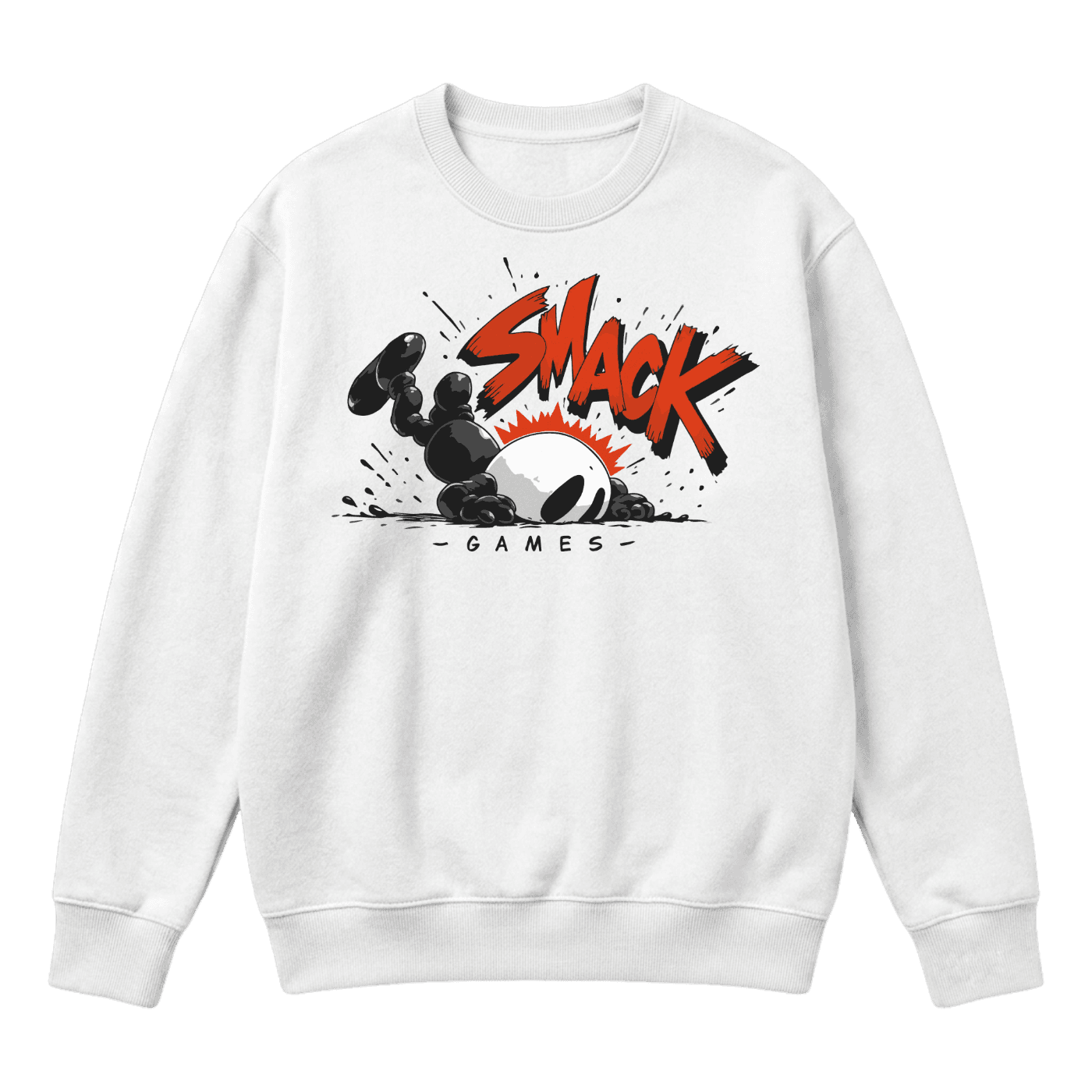 Sweatshirt Streetwear – "Not Lost, Just Offline x Smack Games"