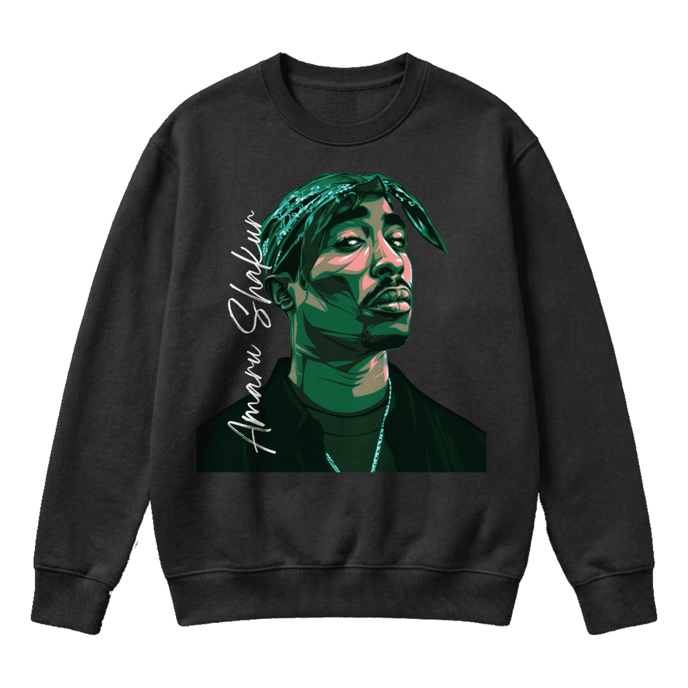 Amaru Shakur 2PAC مريول شتوي طباعة خلفية