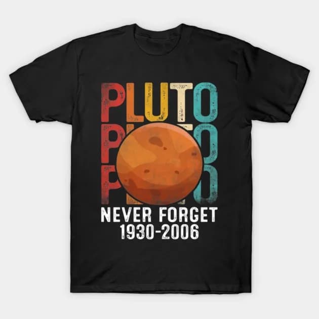 Pluto Never Forget 1930-2006 Funny Astronomy Science
