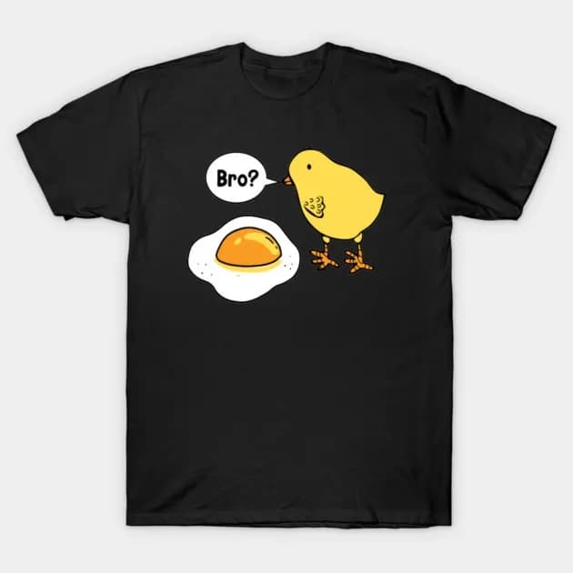 Funny Chick and Fried Egg Humor