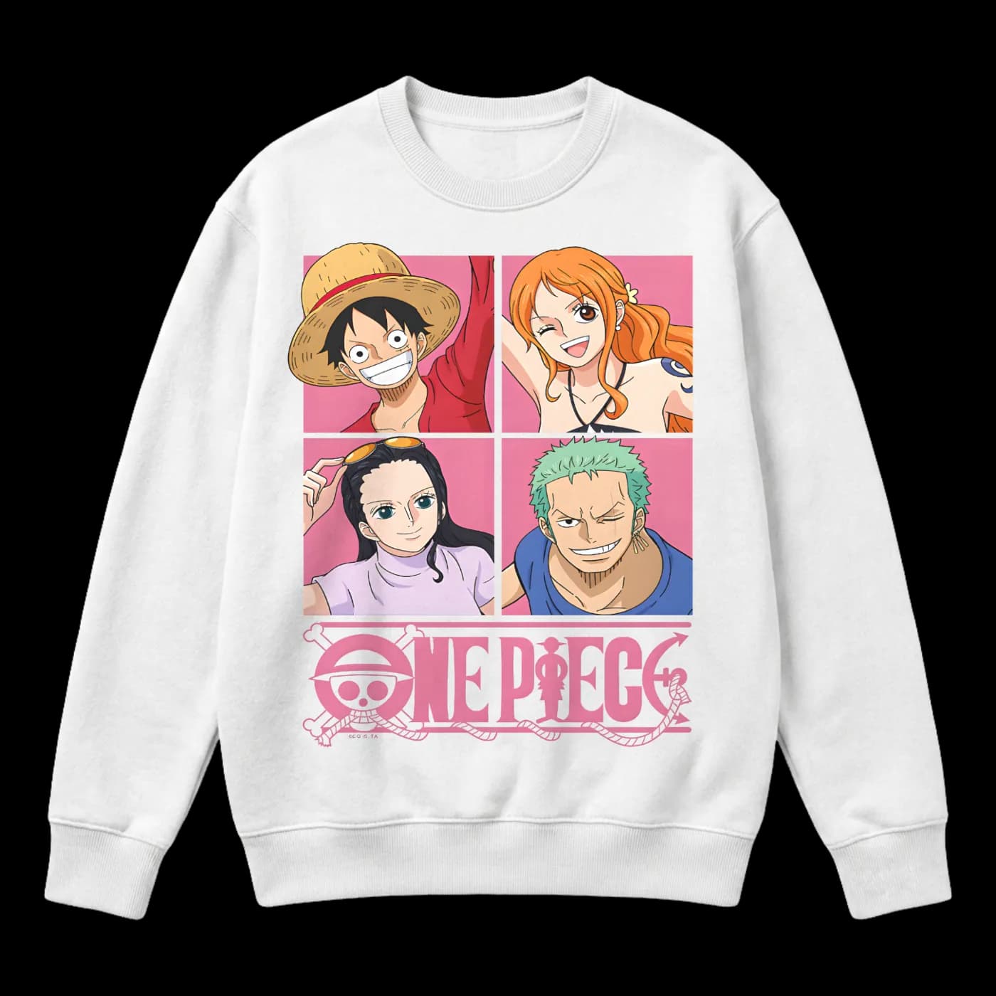 Straw Hat Four Panel Characters One Piece Anime