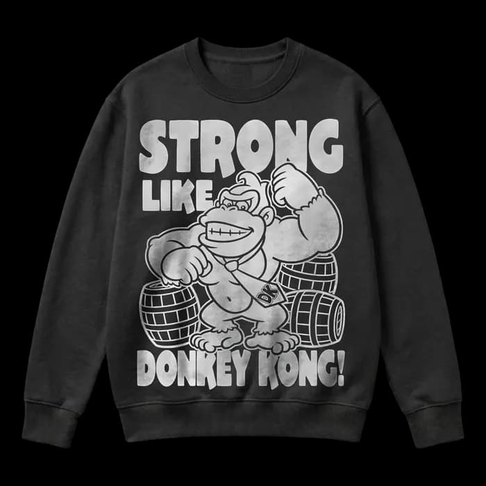 Strong Like Donkey Kong Video Game Gym Muscle