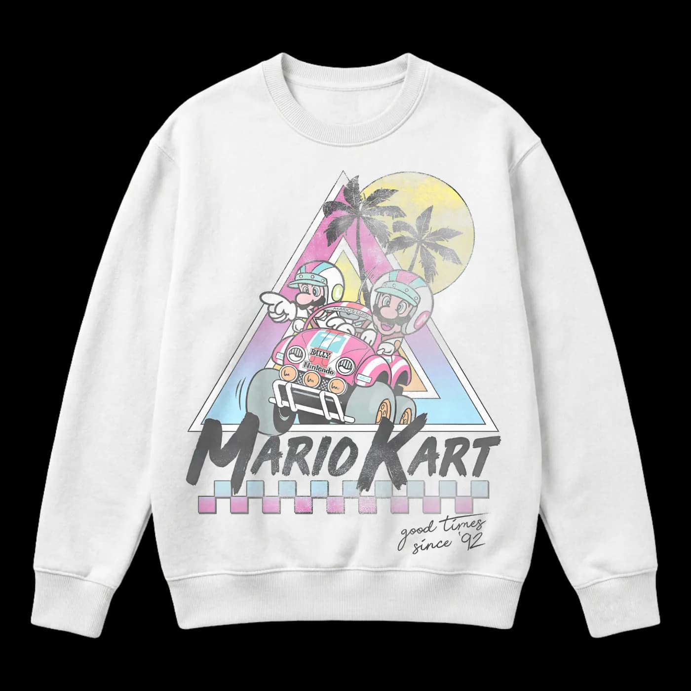 Mario Kart 92 Sunset Palm Racing Video Game
