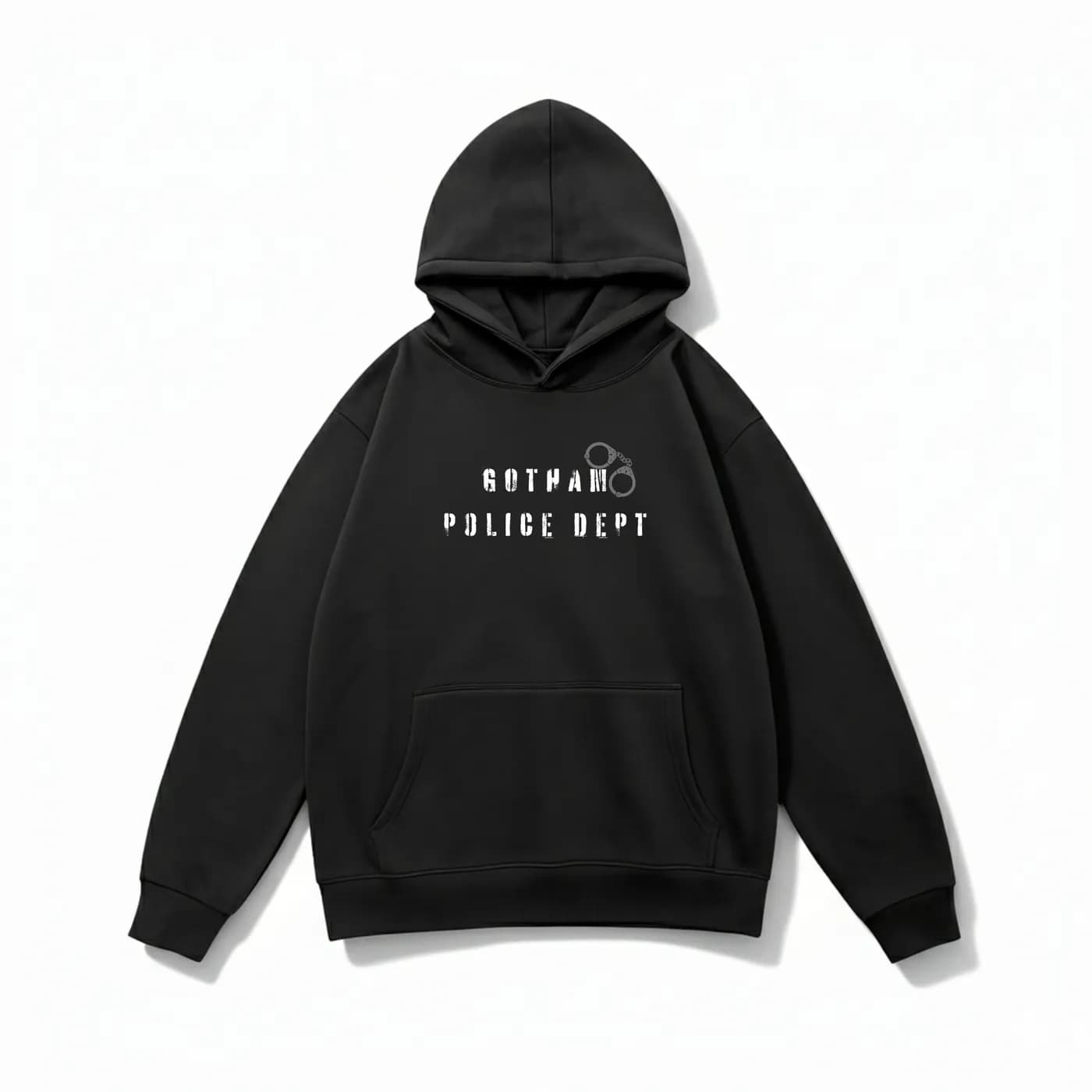 Gotham’s Most Wanted – Oversized Black Hoodie