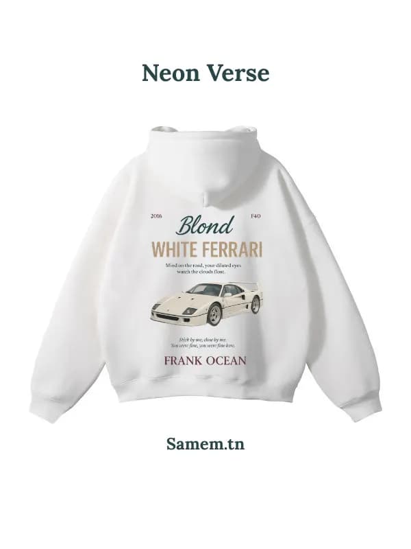 White Ferrari