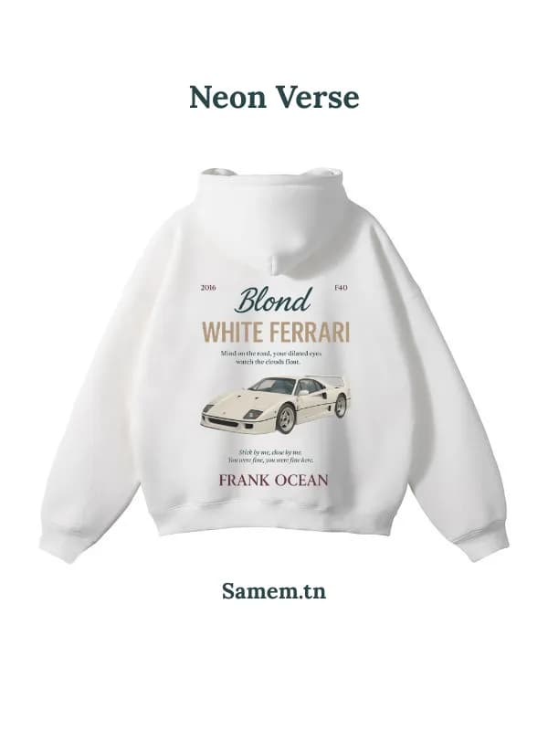 White Ferrari