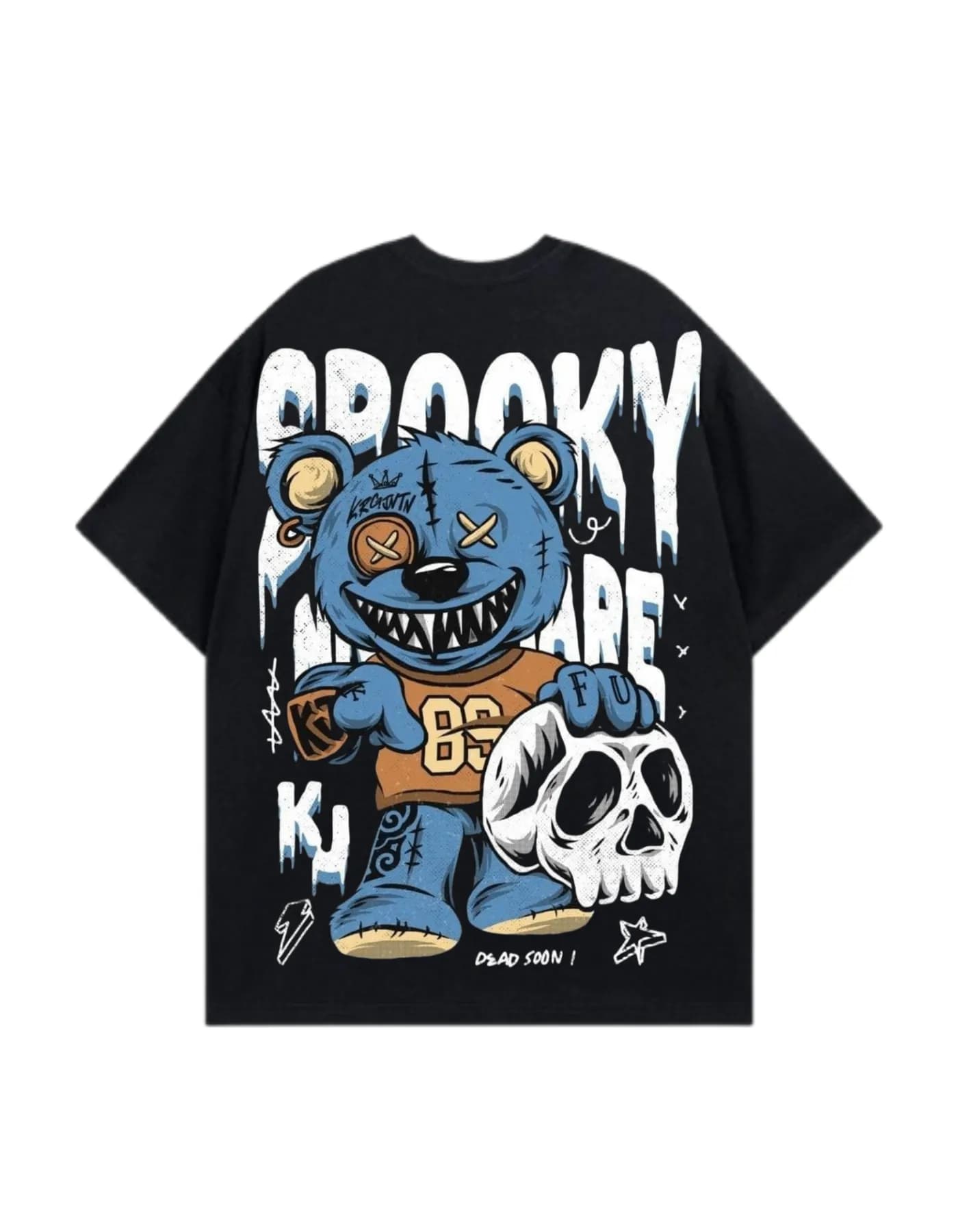 🔥 Psycho Teddy with Skull Tee 🔥
