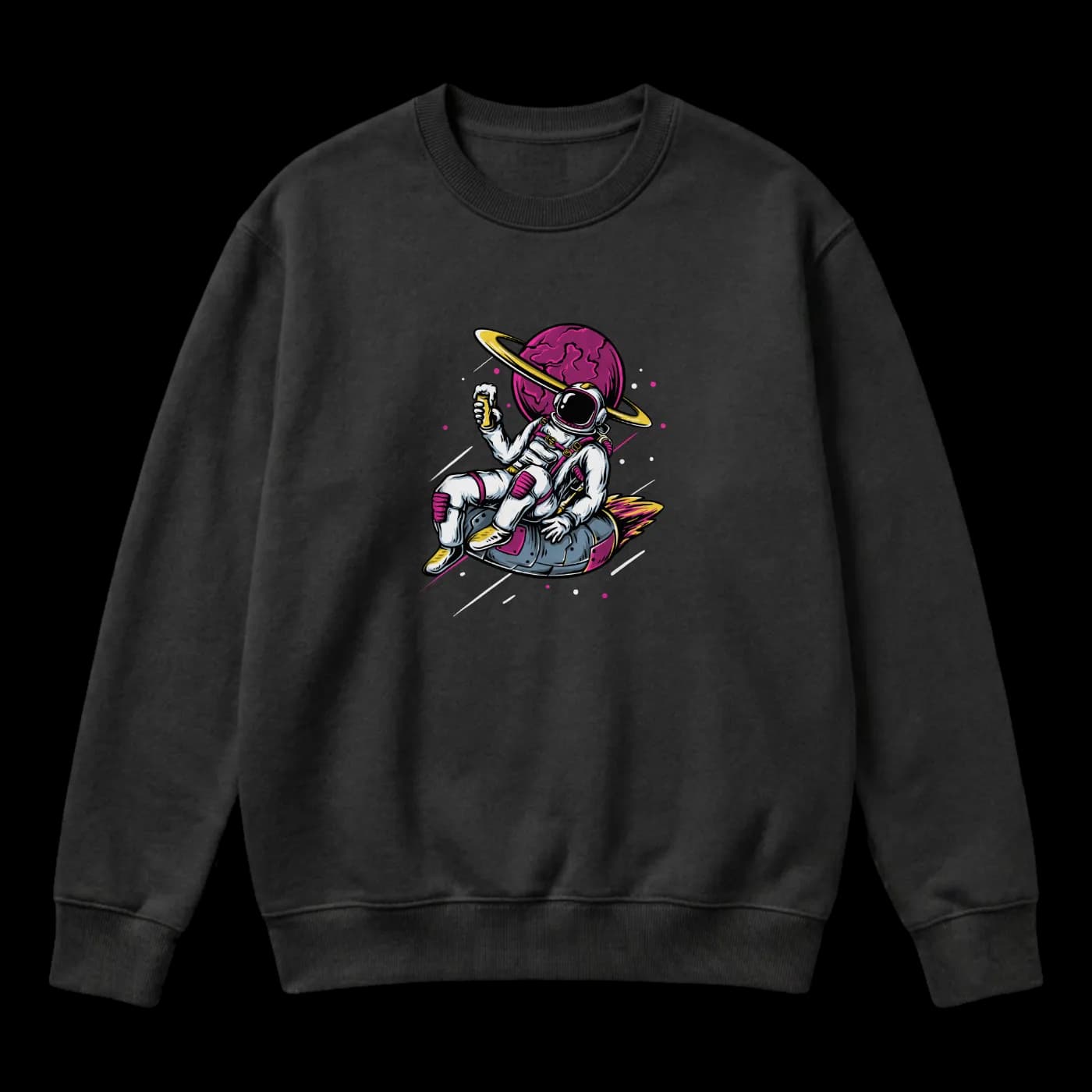 Retro Spaceman Rocket Rider