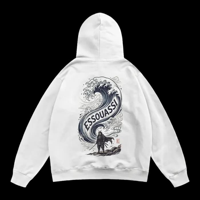 Essouassi Dark Wave Samurai - Premium Ukiyo-e Streetwear