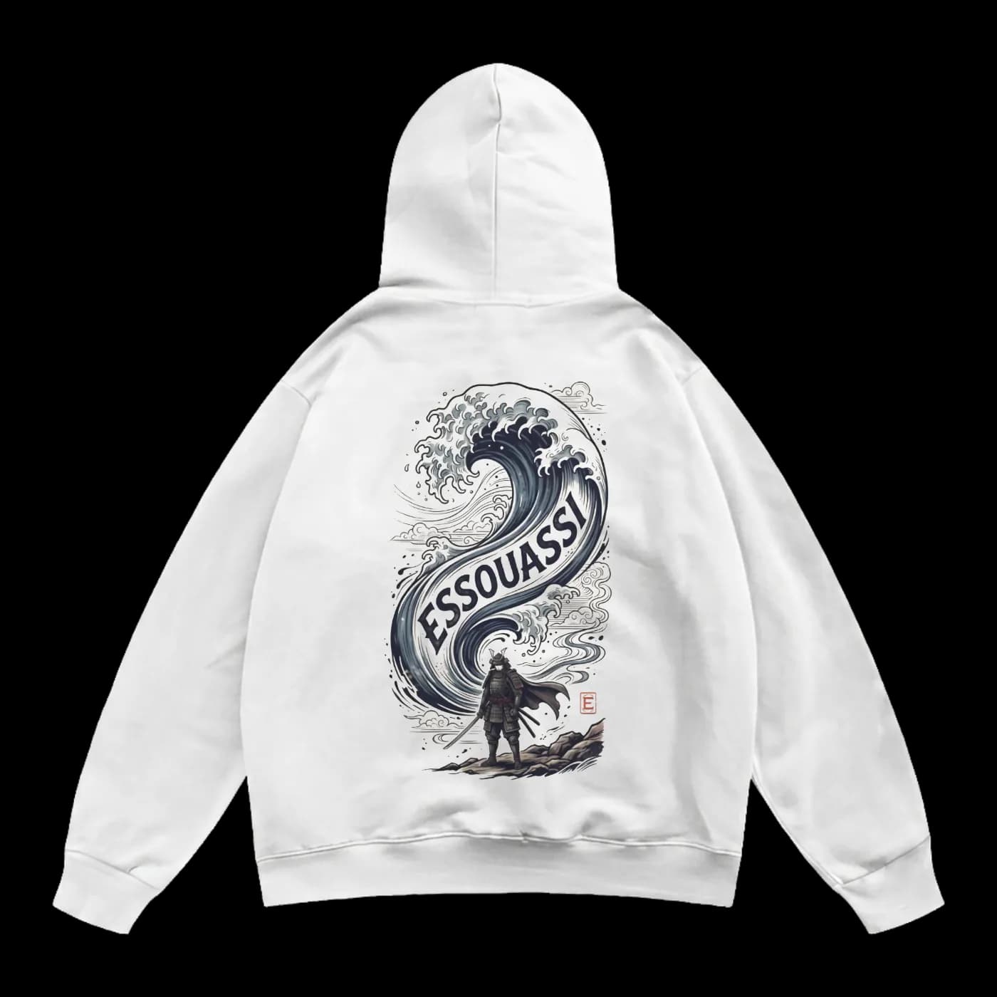 Essouassi Dark Wave Samurai - Premium Ukiyo-e Streetwear