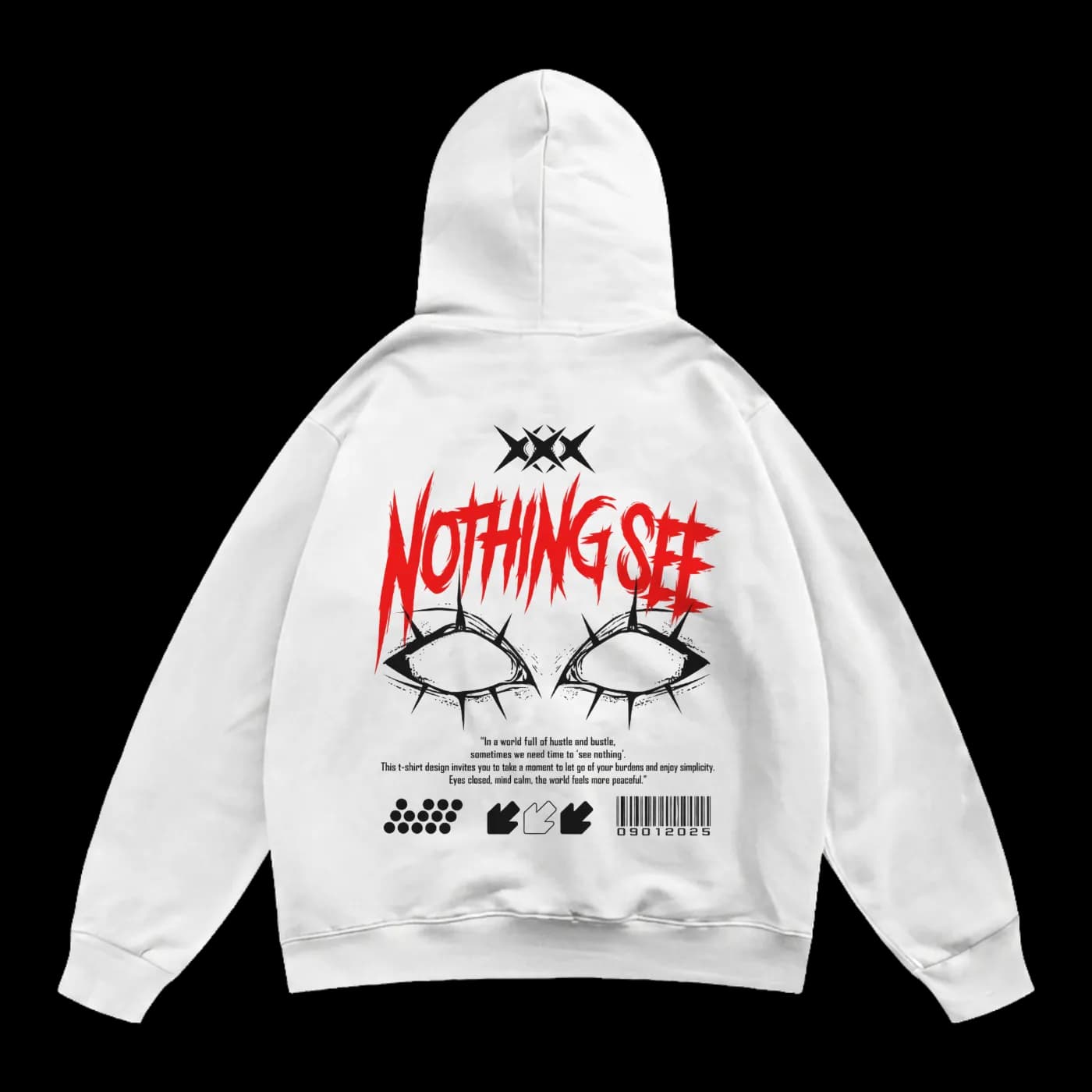 Nothing See – Eyes Closed Hoodie