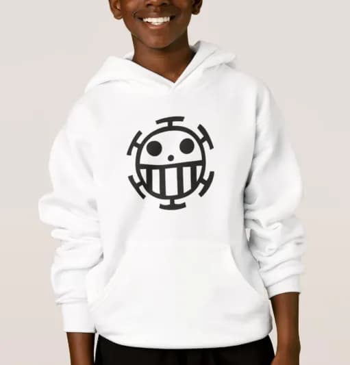 One Piece Trafalgar Law Pirate Logo hoodie