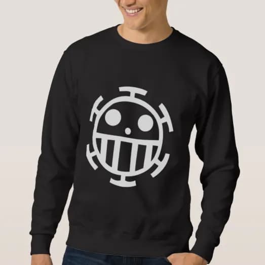 One Piece Trafalgar Law Pirate Logo sweatshirt