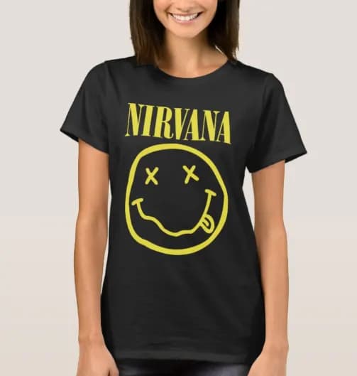 Nirvana black tshirt