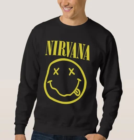Nirvana Black sweatshirt