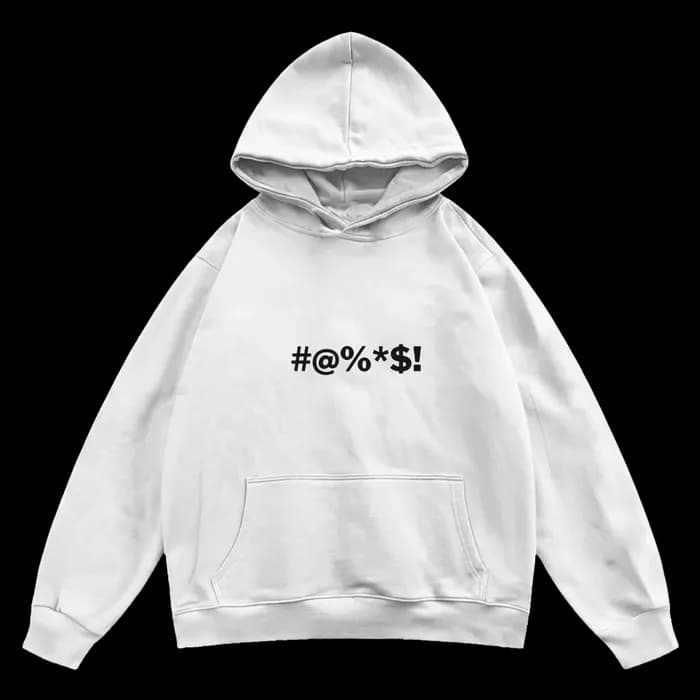 Sarcasm printed hoodie