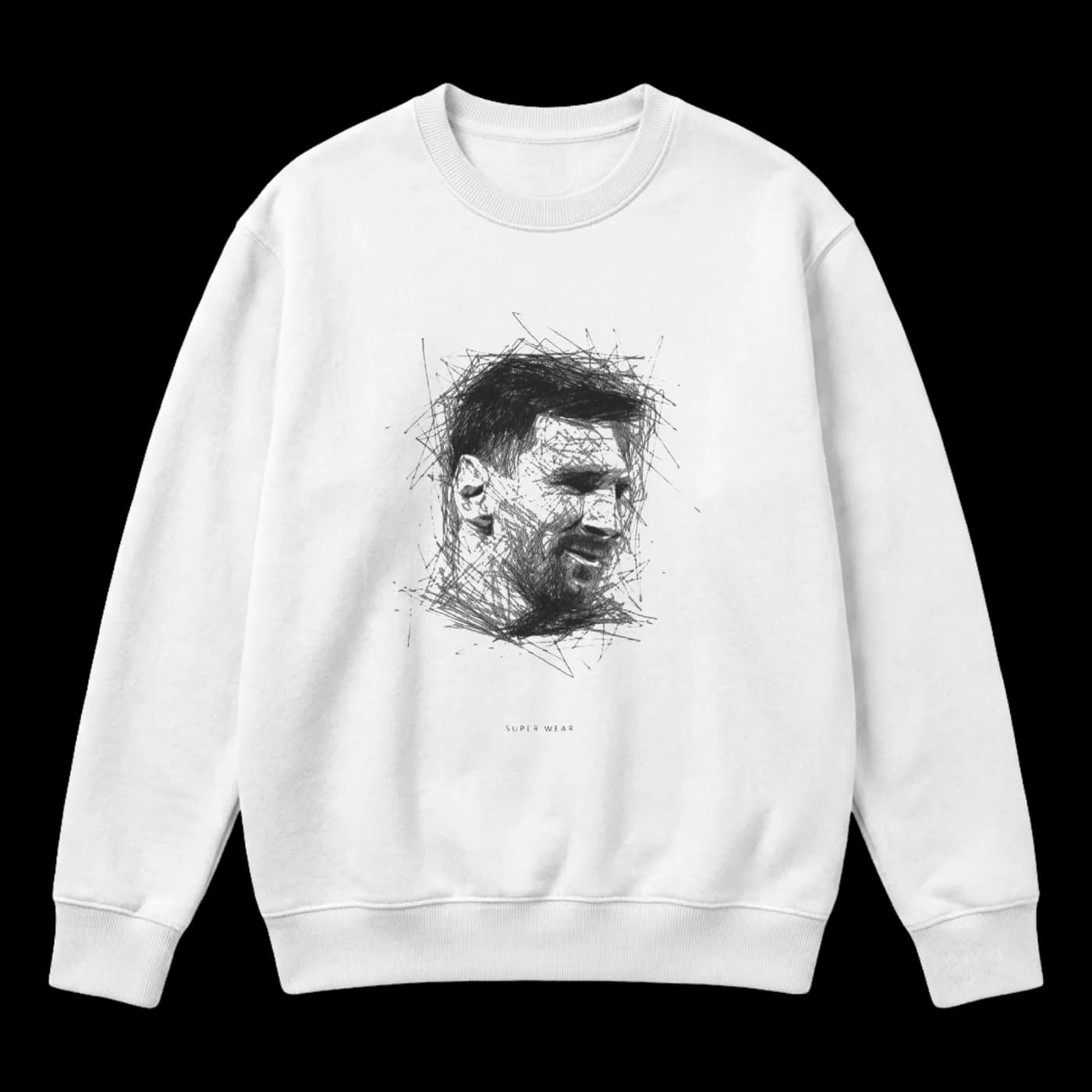 MESSI — Scribble Portrait