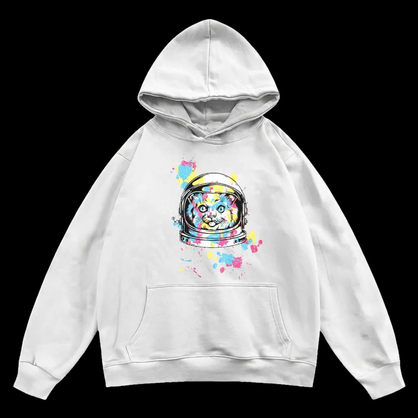Pop Art Space Cat - Color Splash Astronaut Cat