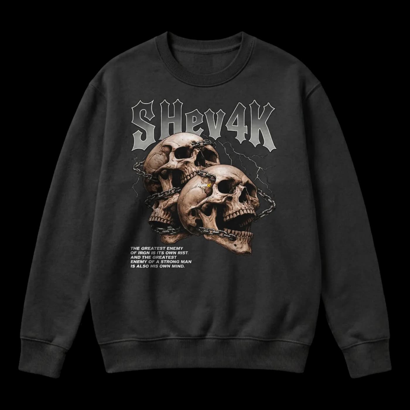 Chained skulls