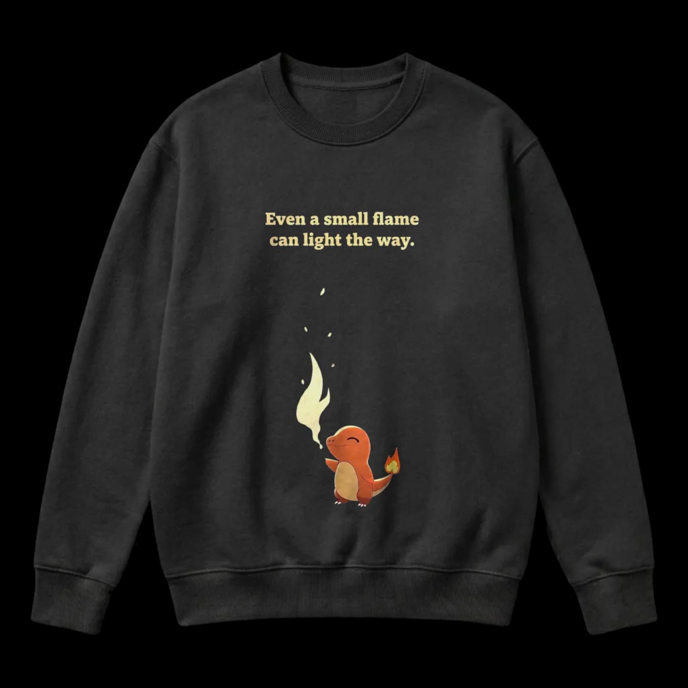 Charmander - "Small Flame" Minimalist Quote