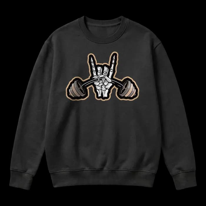 Deadlift After Dark – Graphic Gym Sweatshirt