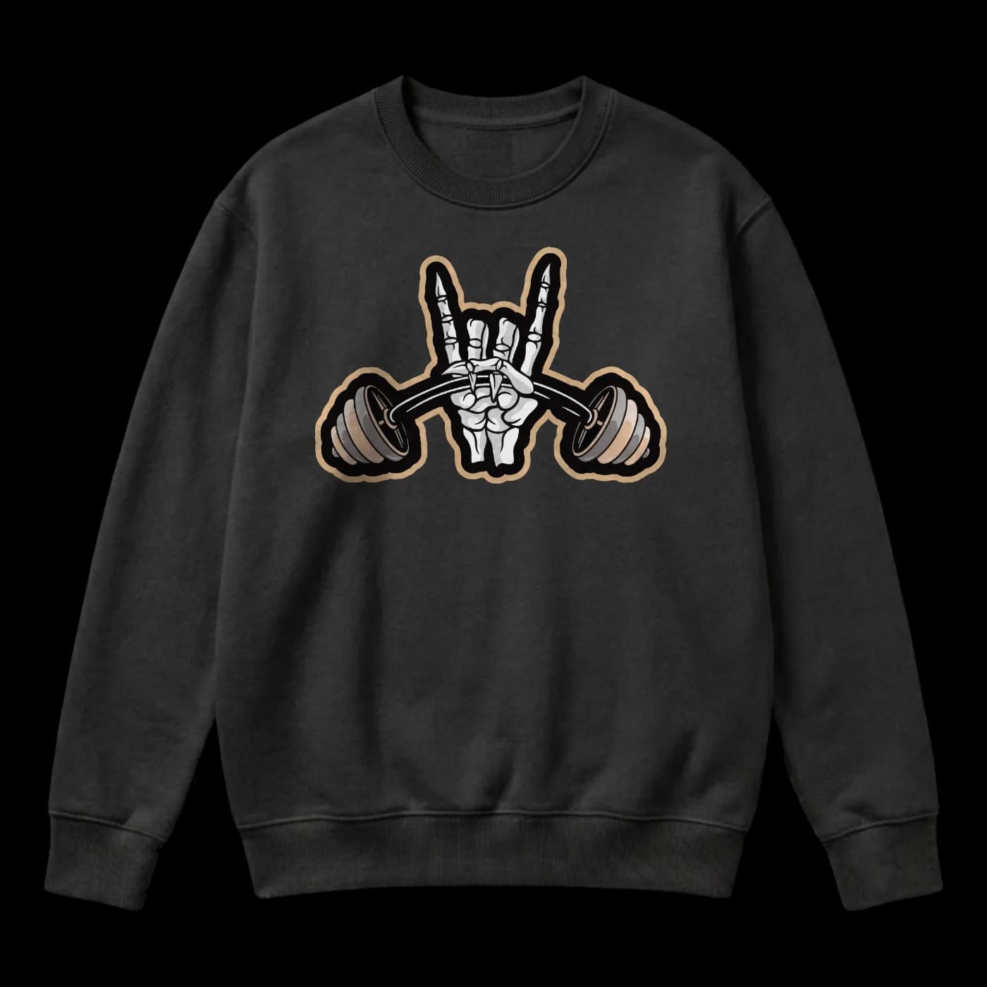 Deadlift After Dark – Graphic Gym Sweatshirt