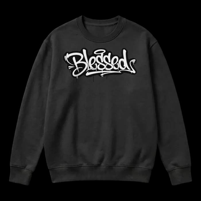 Sweatshirt Streetwear – "Blessed x Silent Angel"