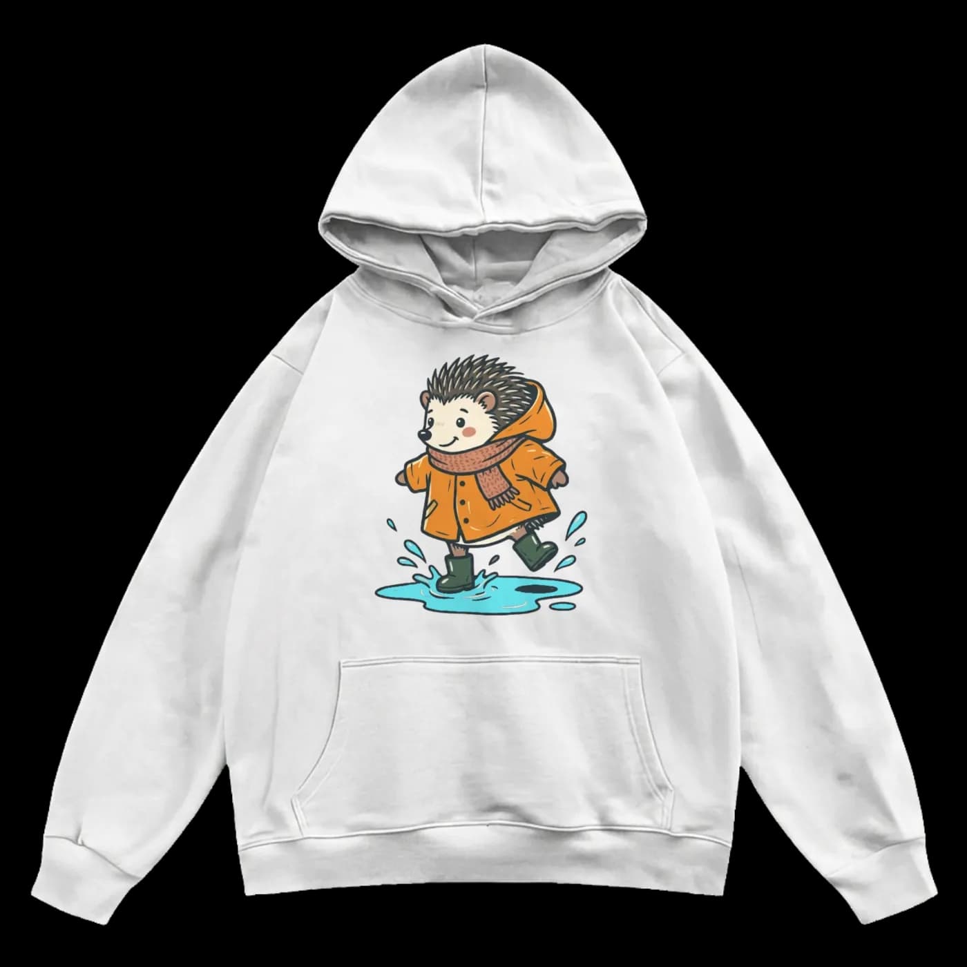 T-shirt Hérisson Mignon - Imperméable & Bottes de Pluie